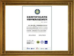 2015年品牌500強(qiáng)證書